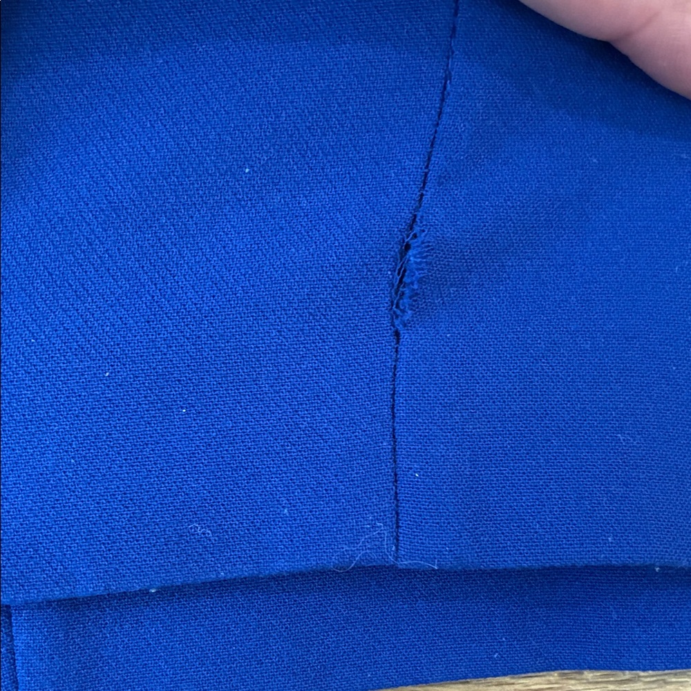 Tahari ASL Royal Blue Sheath Short Sleeve Dress - Picture 4 of 6